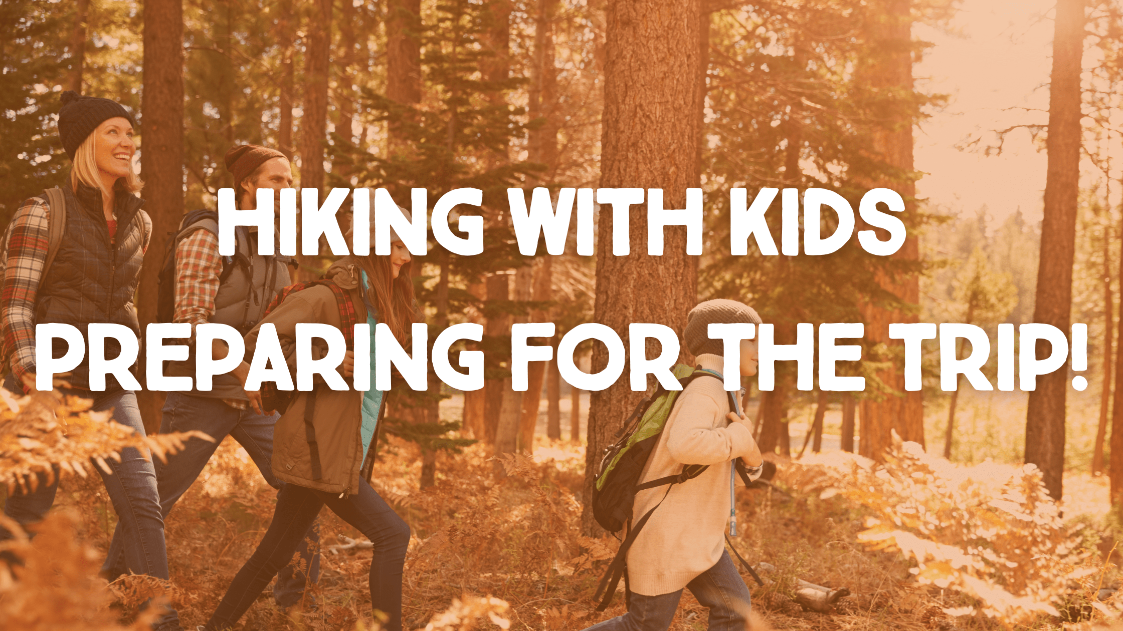 taking kids hiking