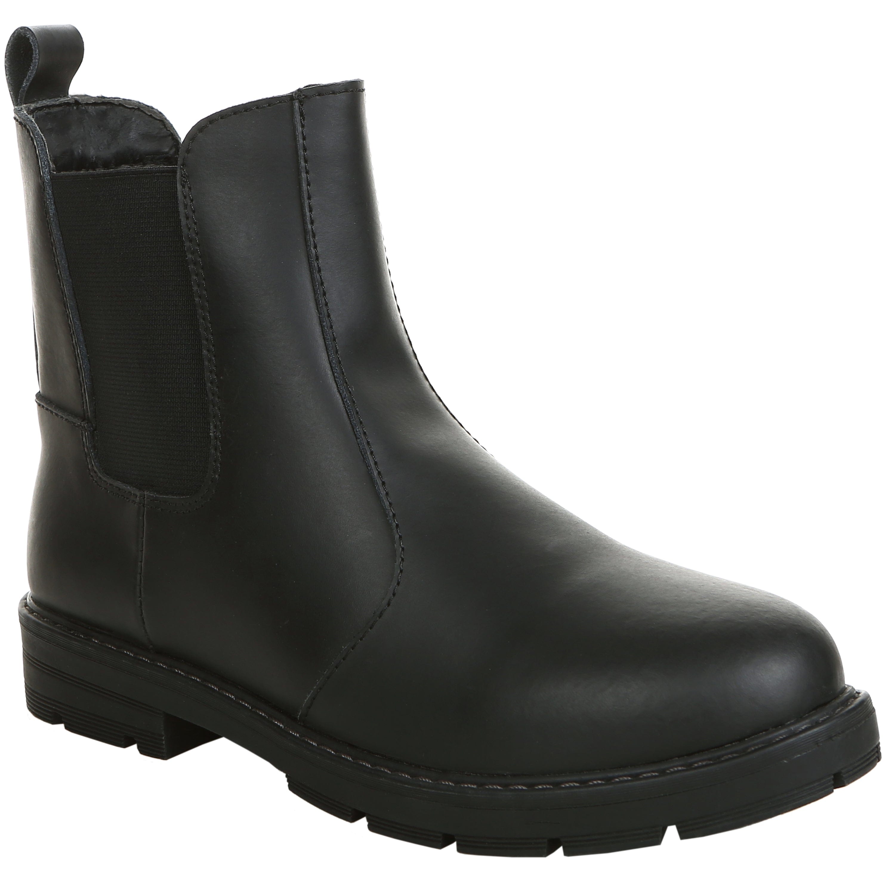 black chelsea boots