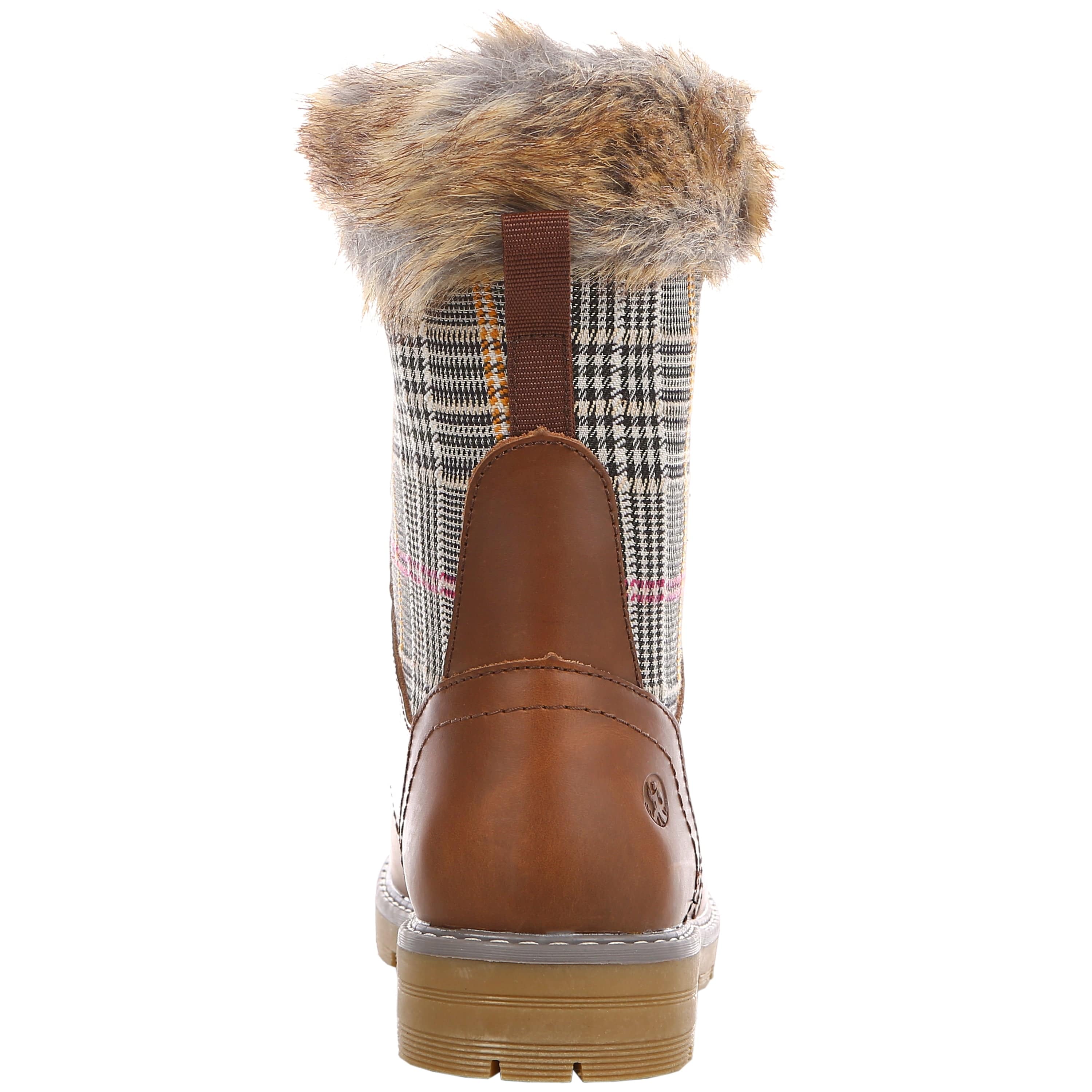 fur and quilt snow boots for women winter boots waterproof
