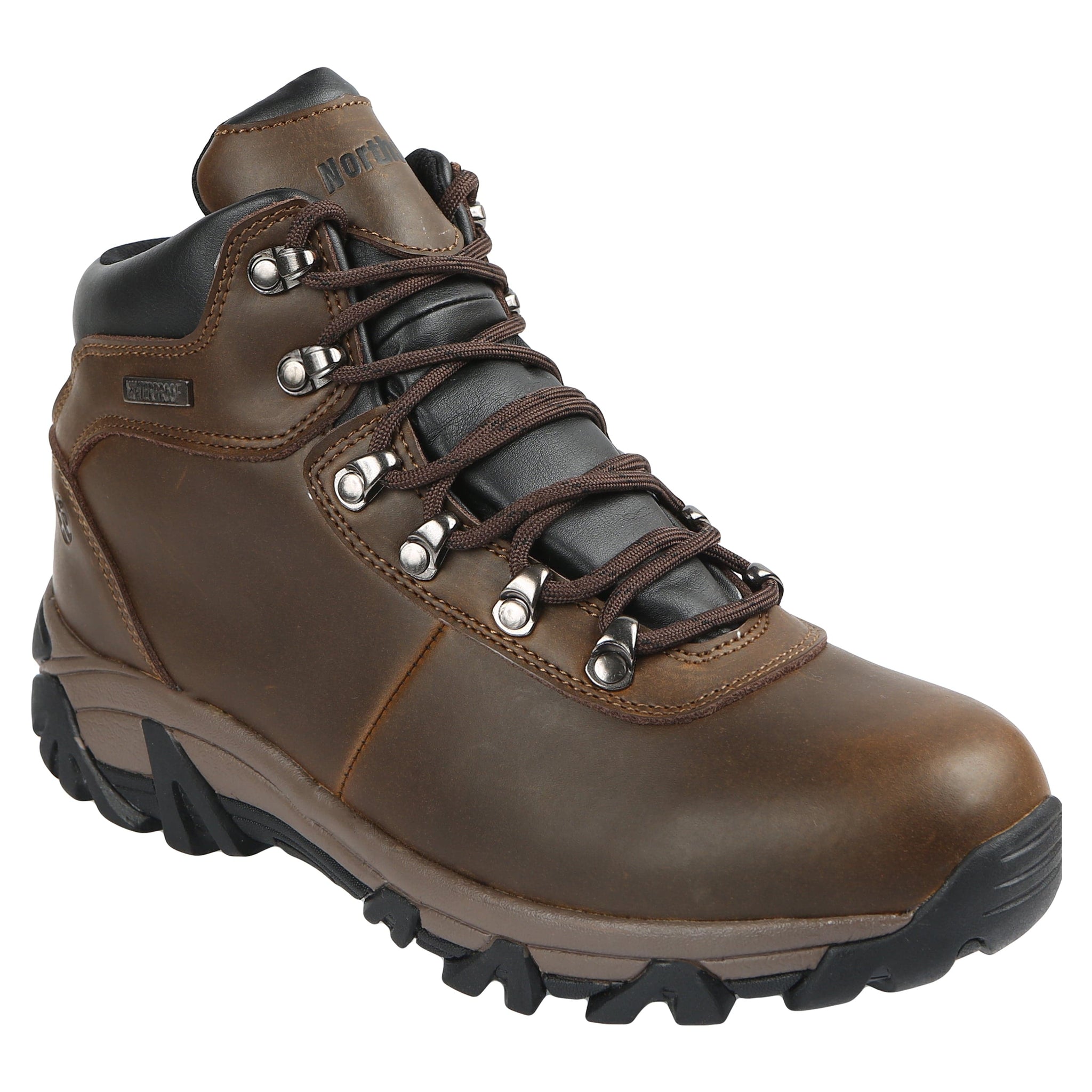 Northside Men's McKinley Waterproof Hiking Boot,Brown,8 M US