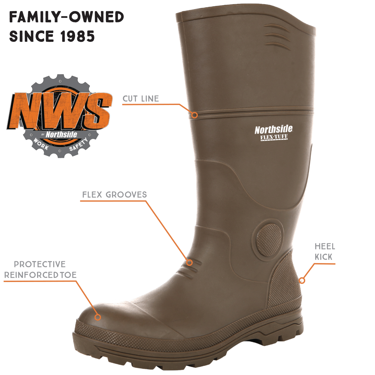Bota de trabajo Walcot FLEX-TUFF™