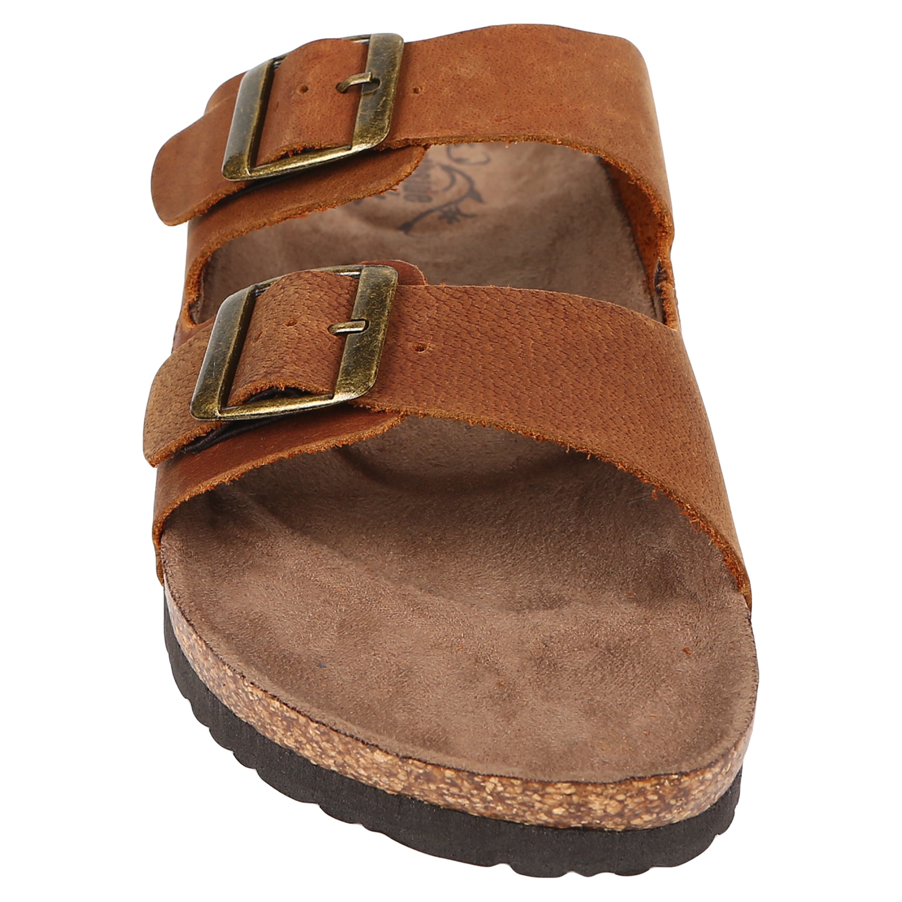 Women's Raegan 2-Strap Leather Cork Sandal - Northside USA