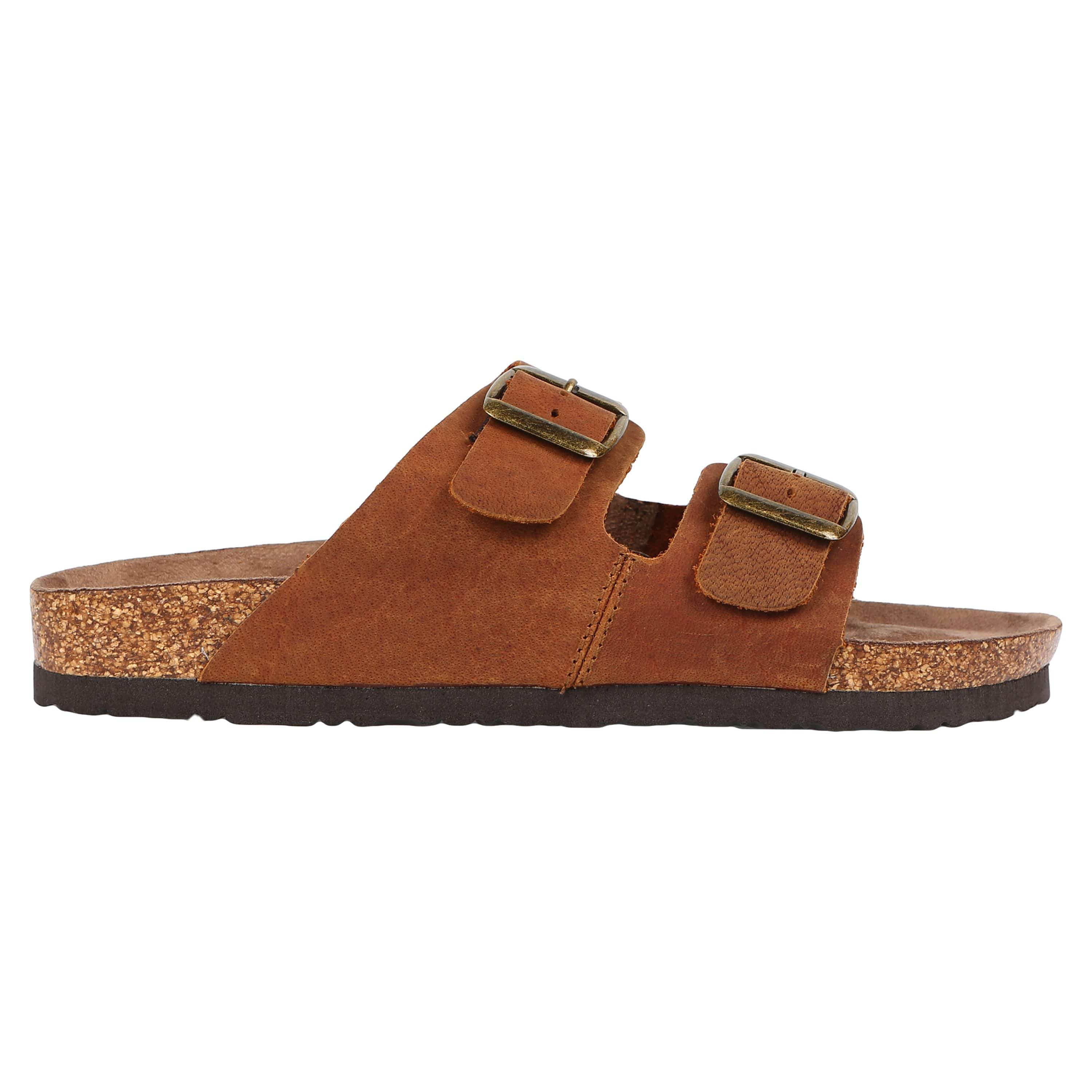 Women's Raegan 2-Strap Leather Cork Sandal - Northside USA