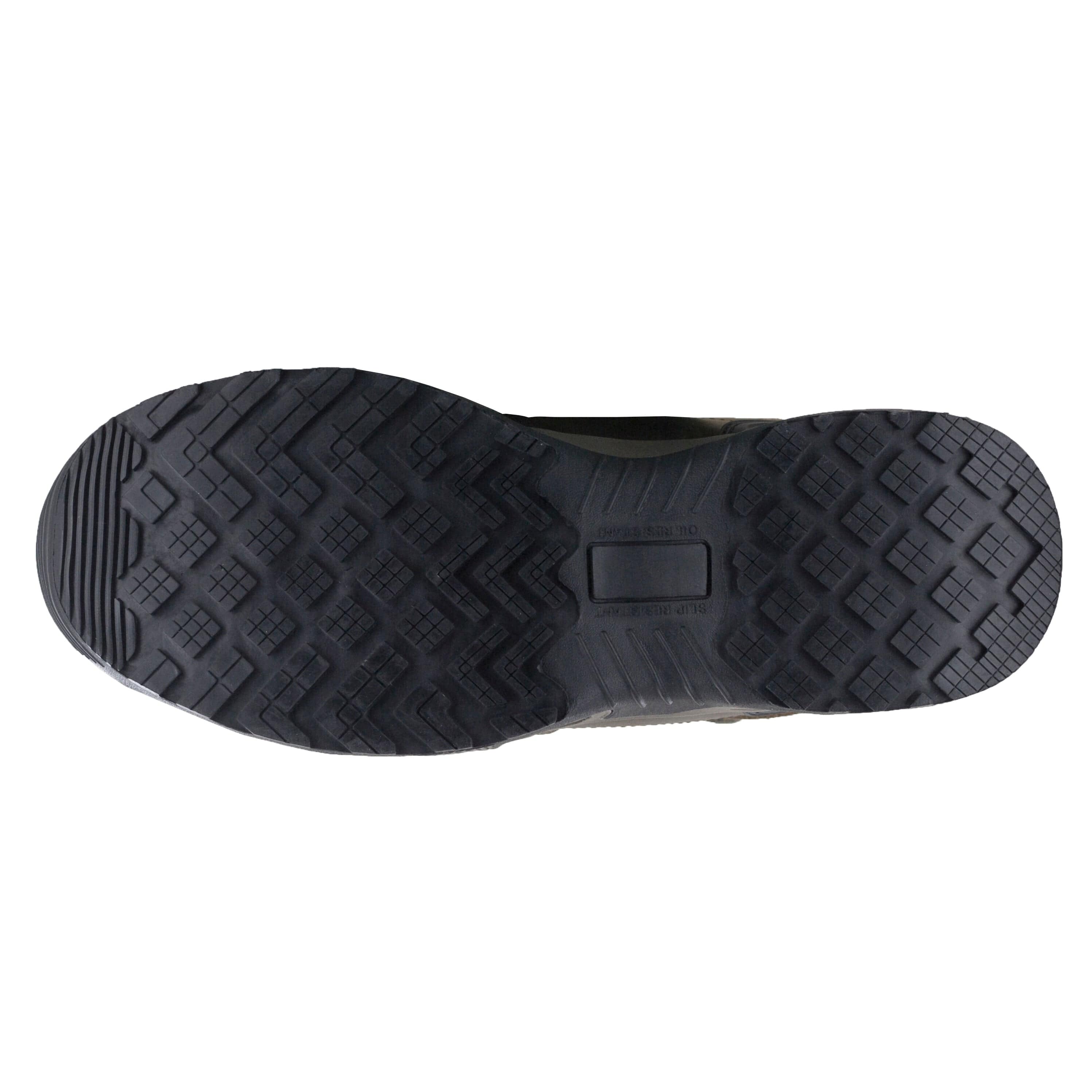 Men’s Garner II Mid Waterproof Work Boot – medium brown slip- and oil-resistant rubber outsole