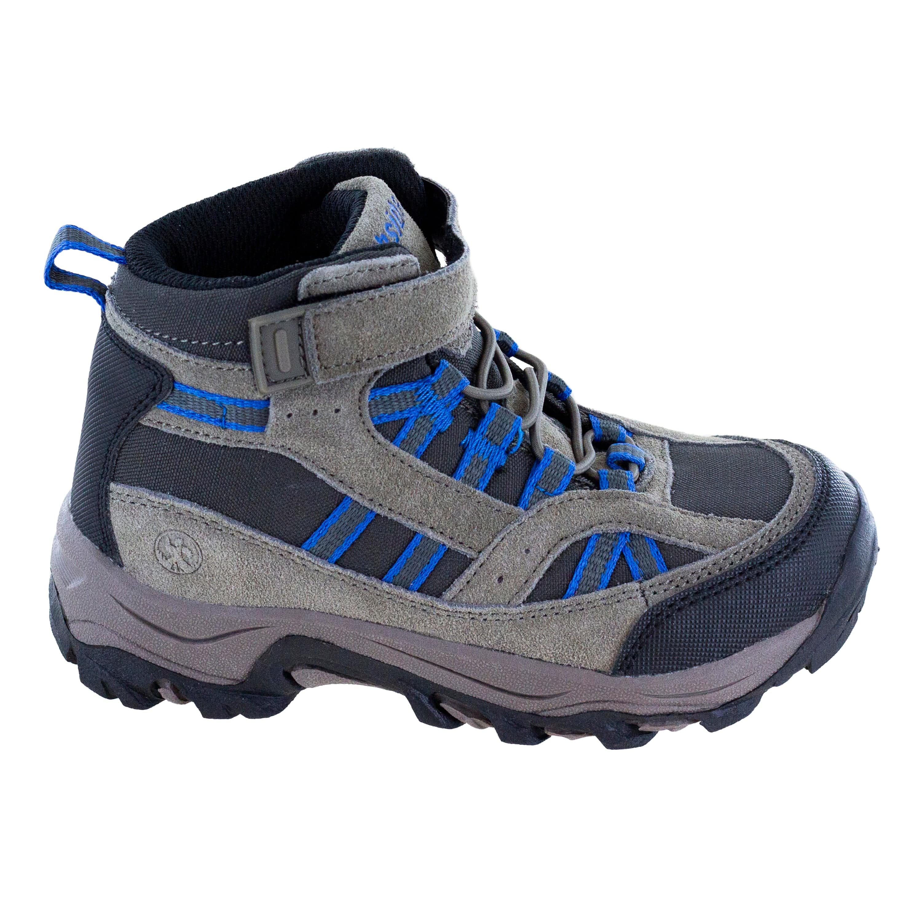 blue toddler hiking shoes