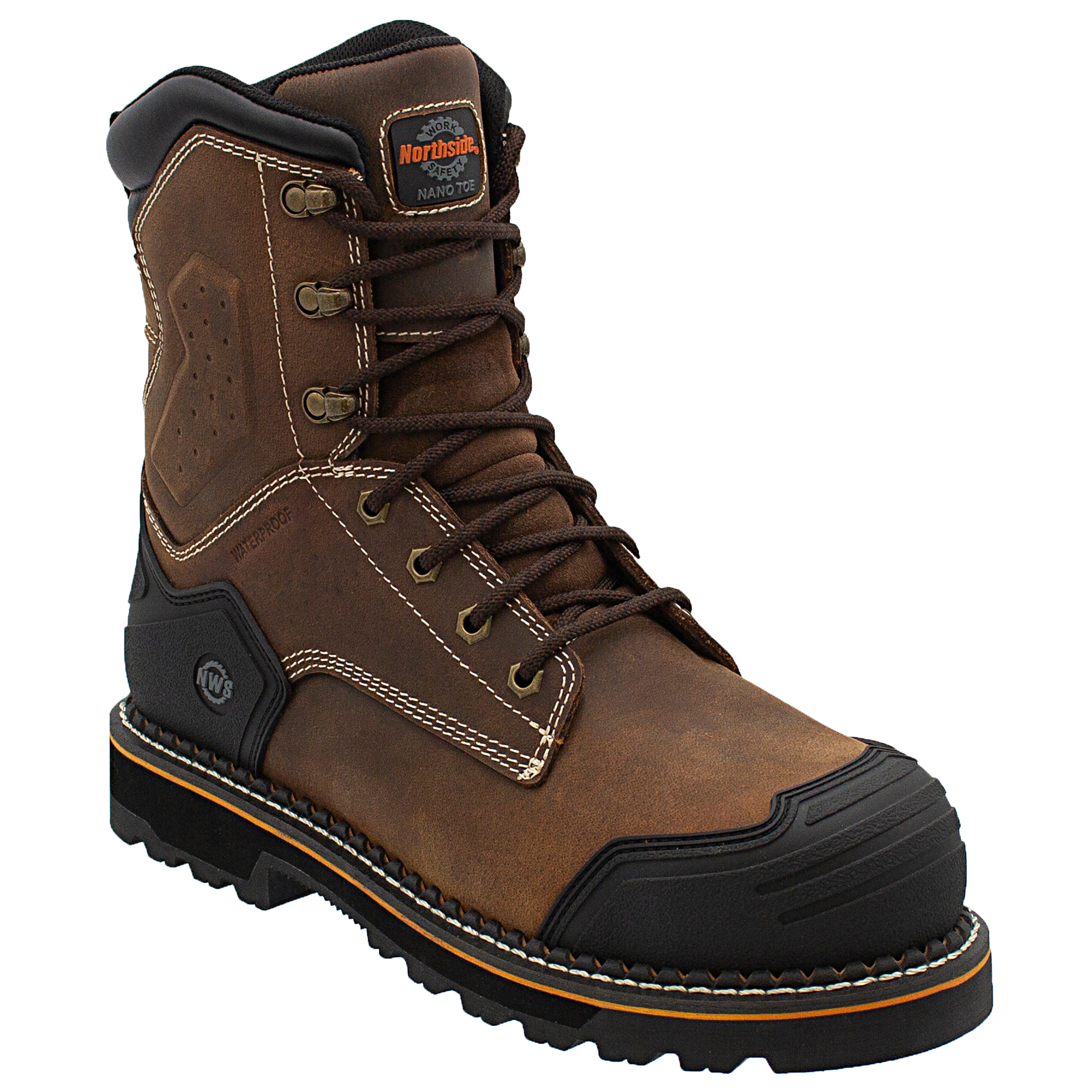 Men's Reno 8" Nano Toe Waterproof Work Boot