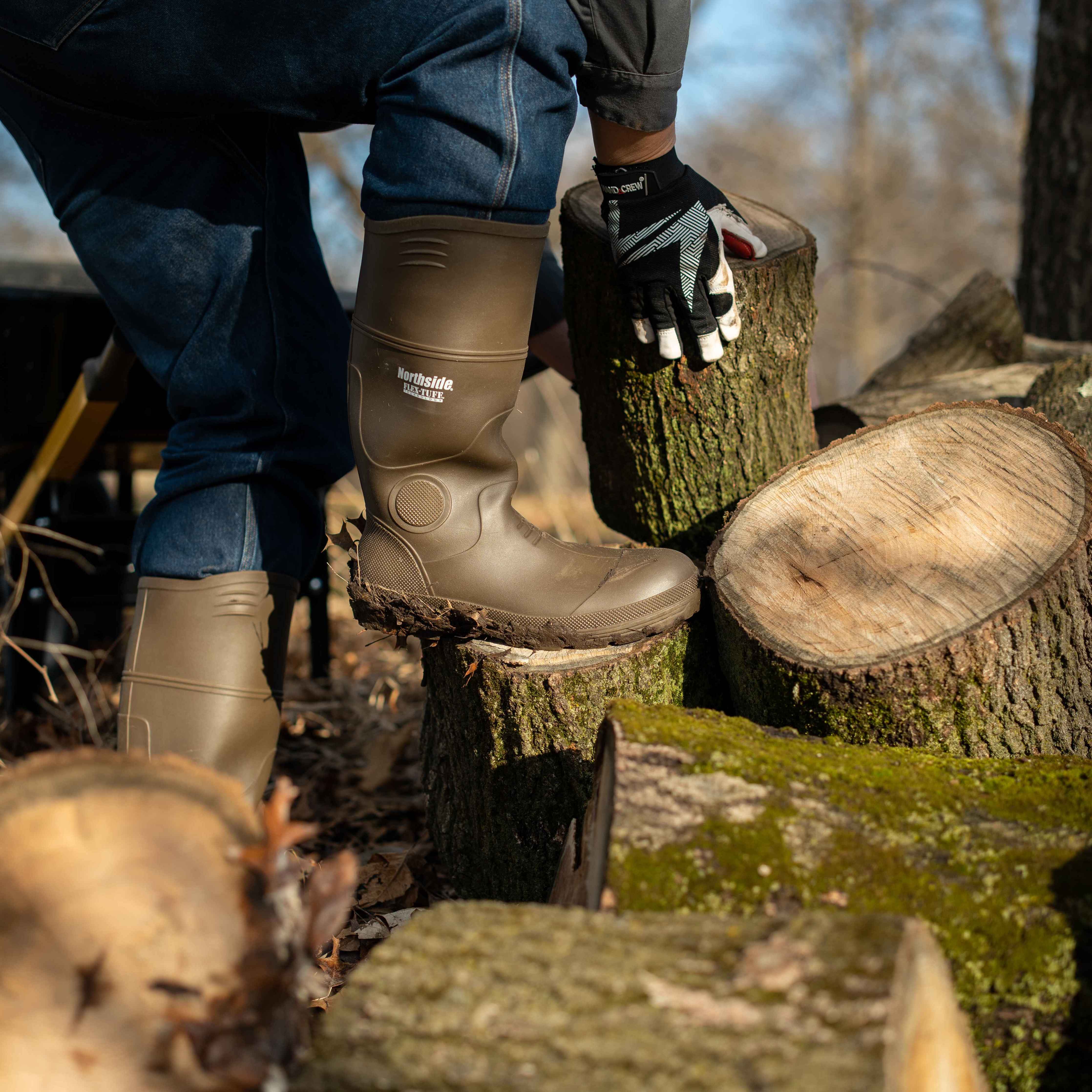 Rubber clearance chore boots