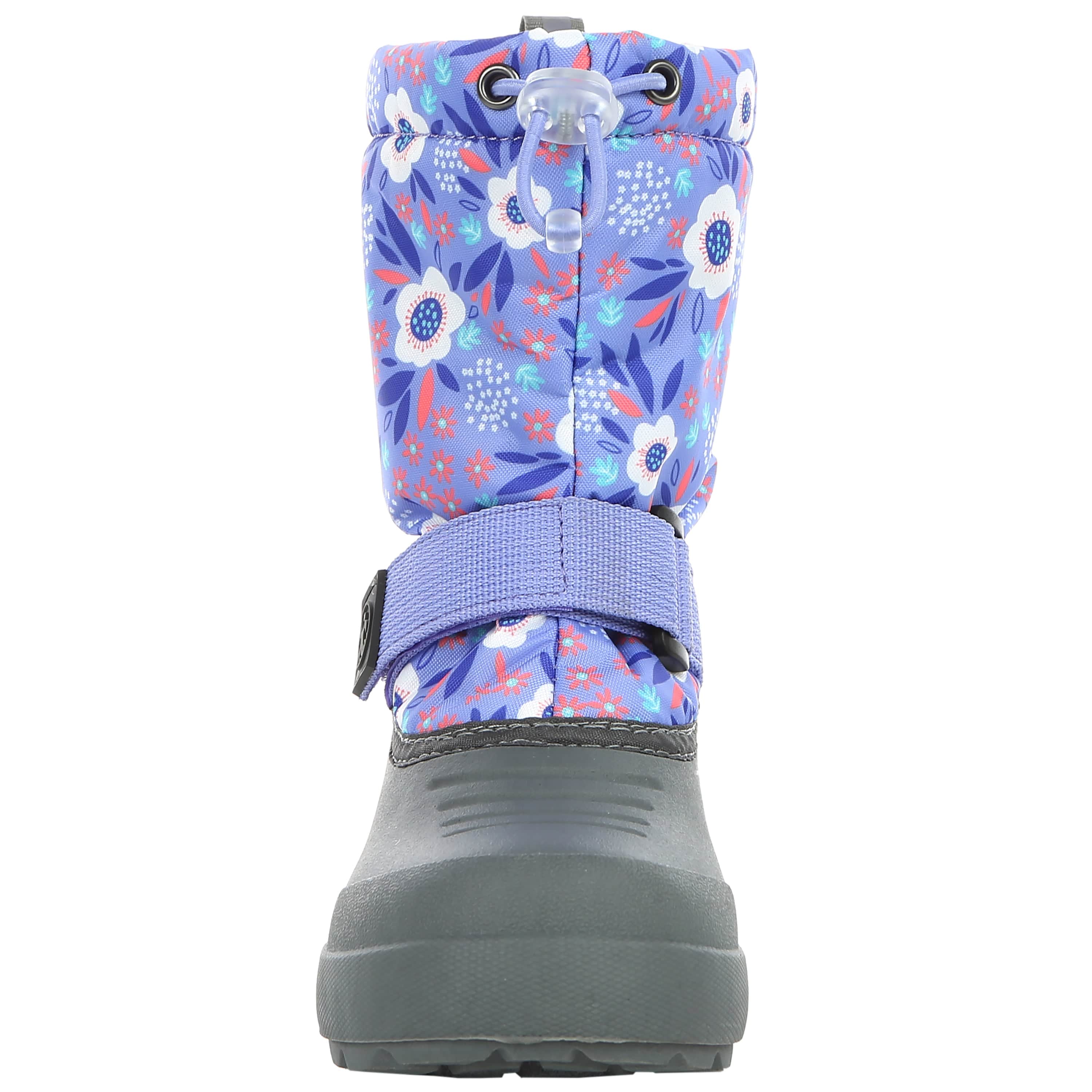 waterproof shell snow boots for girls purple cute