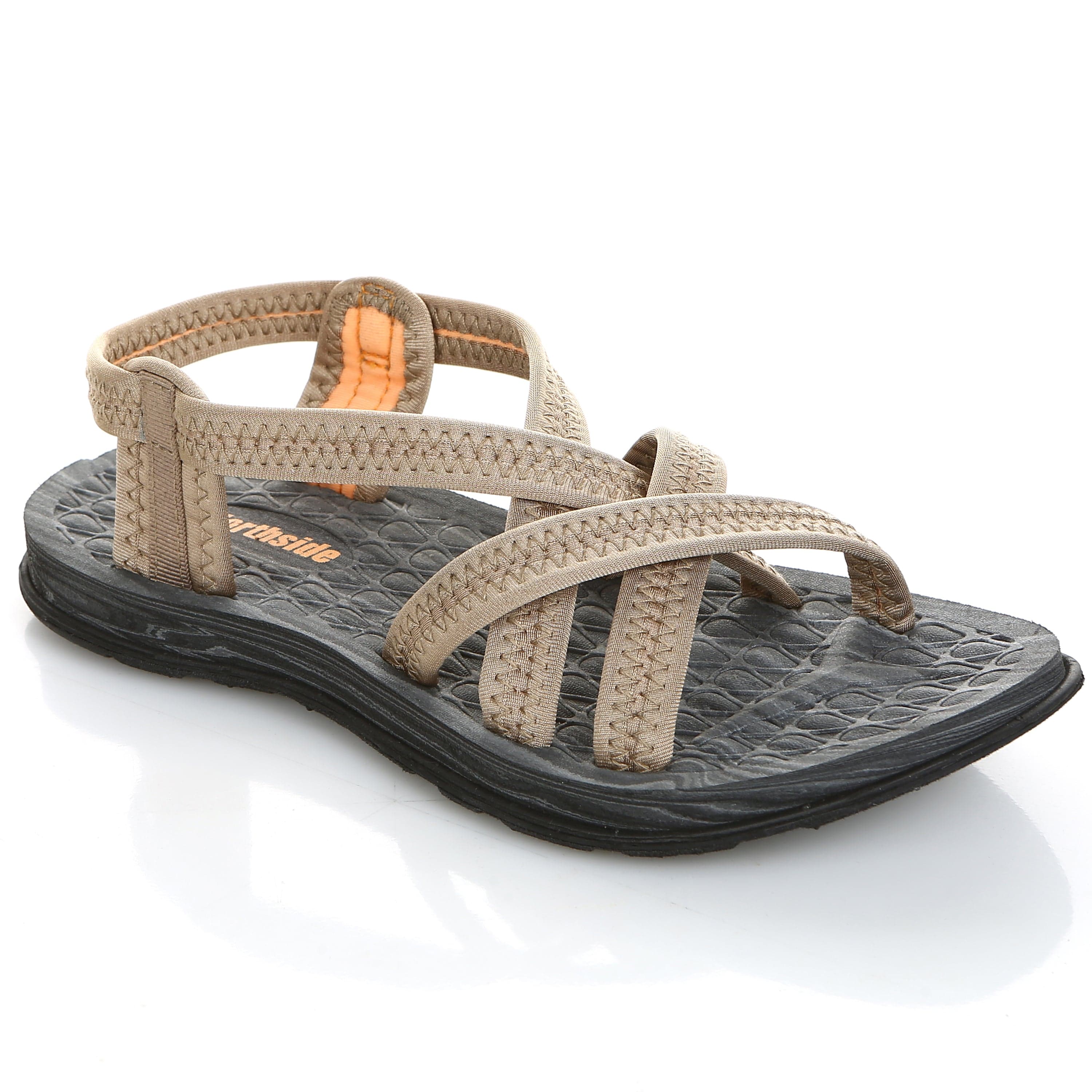 Buy MEGNYA Comfortable Summer Hiking Sandals for Ladies, Arch Support  Rubber Sole Slide Sandals for walking, Lightweigh Warerproof Beach Sandals  for Pool Water Travel Black Size 8 Online at Lowest Price Ever