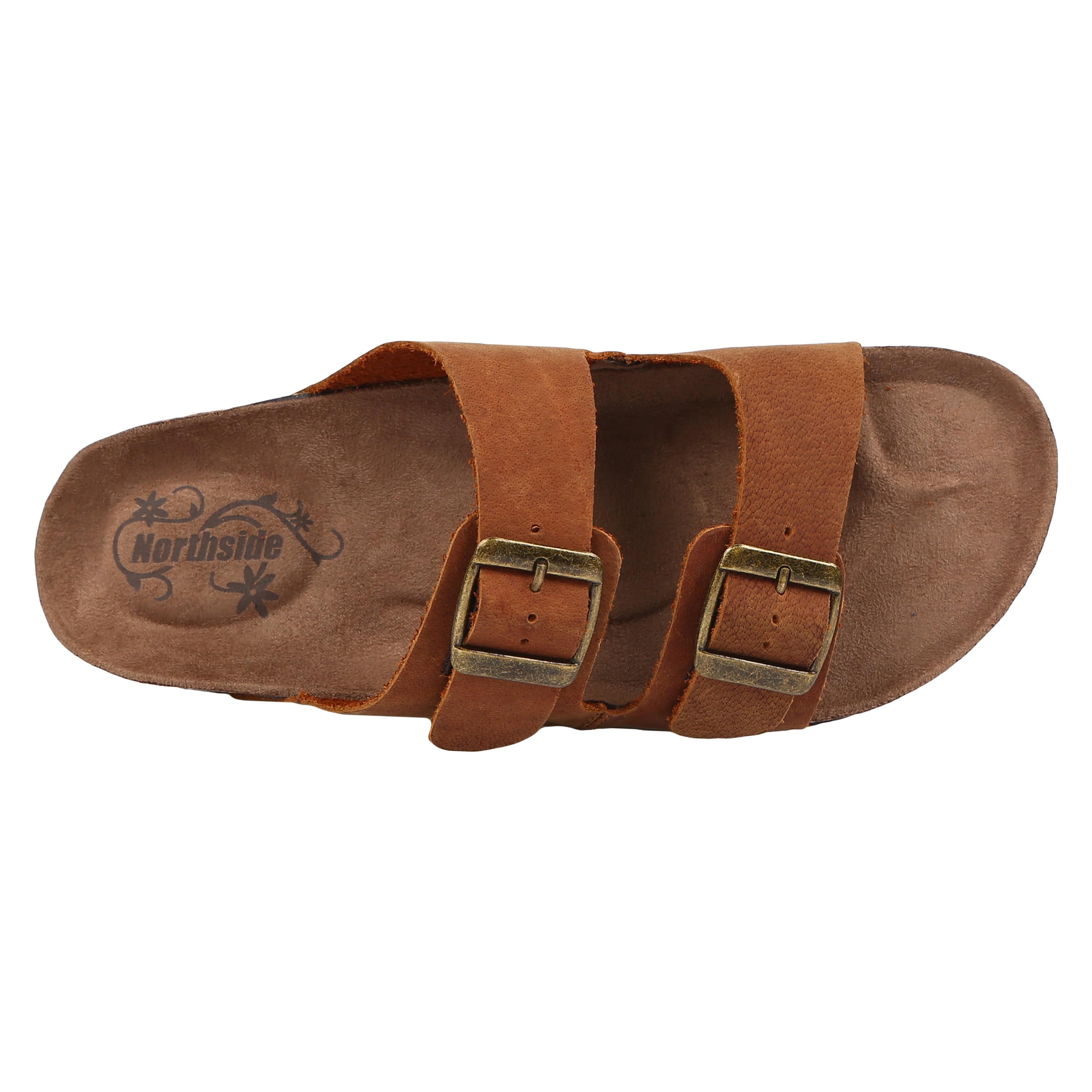 Women's Raegan 2-Strap Leather Cork Sandal - Northside USA