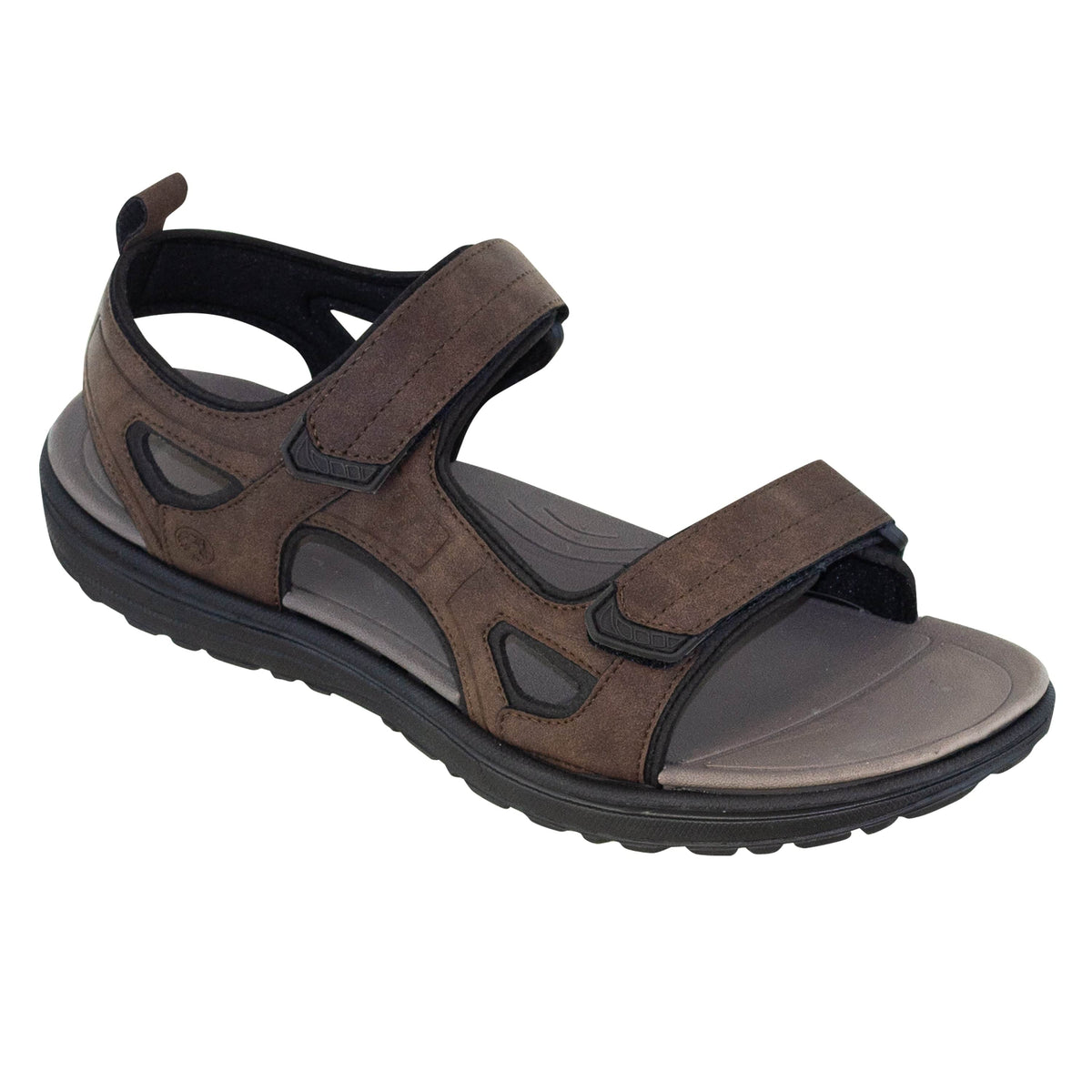 NEW ALLROUNDER men\'s riverside outdoor sandals in delicioso ALLROUNDER RIVERSIDE | Men Sandals Black Textile Synthetic  main image 2