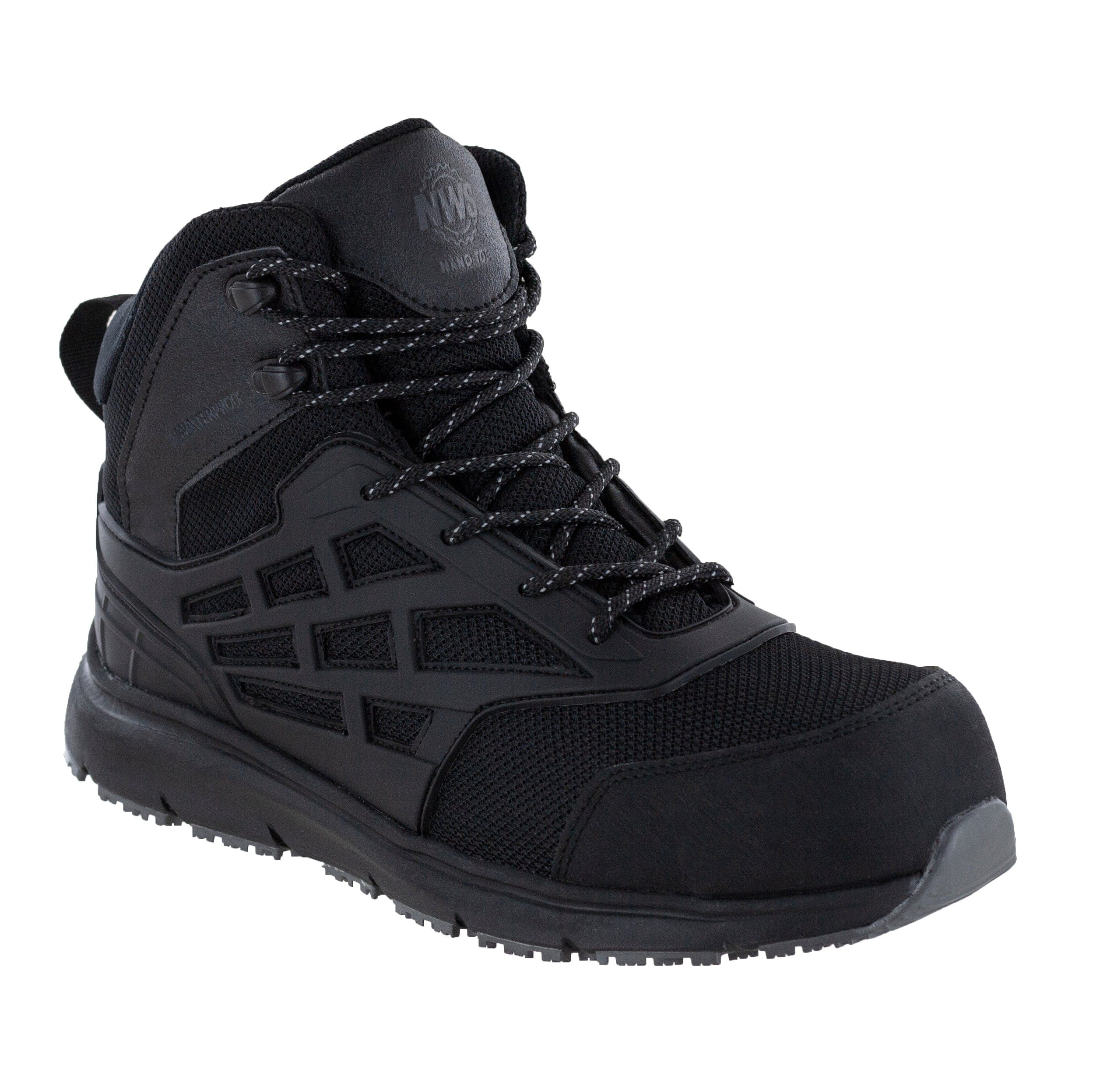 Durable waterproof carbon fiber toe work boots for men
