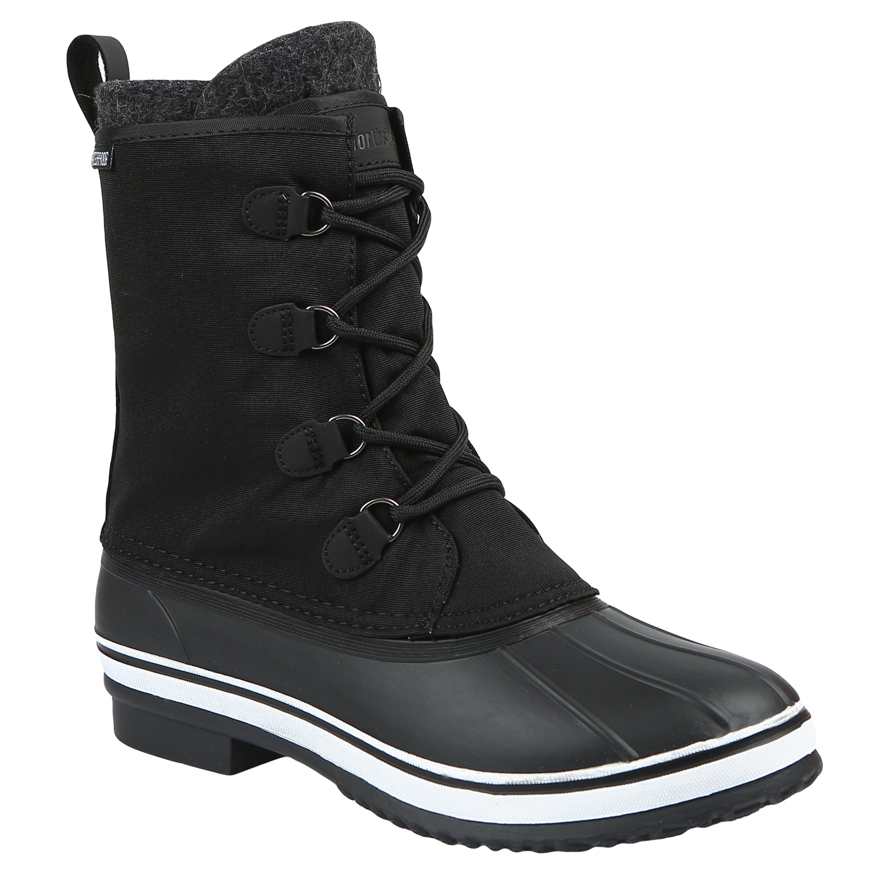 Black winter shop snow boots